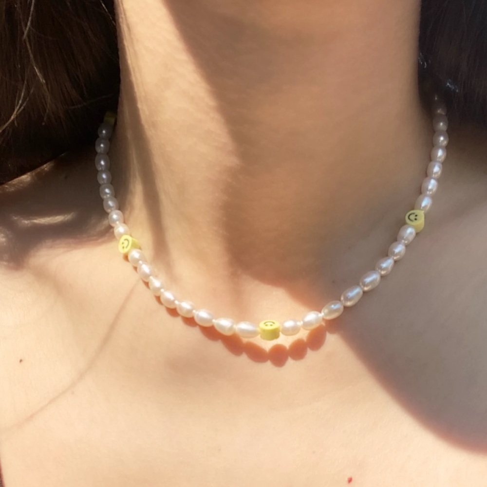 Freshwater Pearl & Bead Choker Necklace